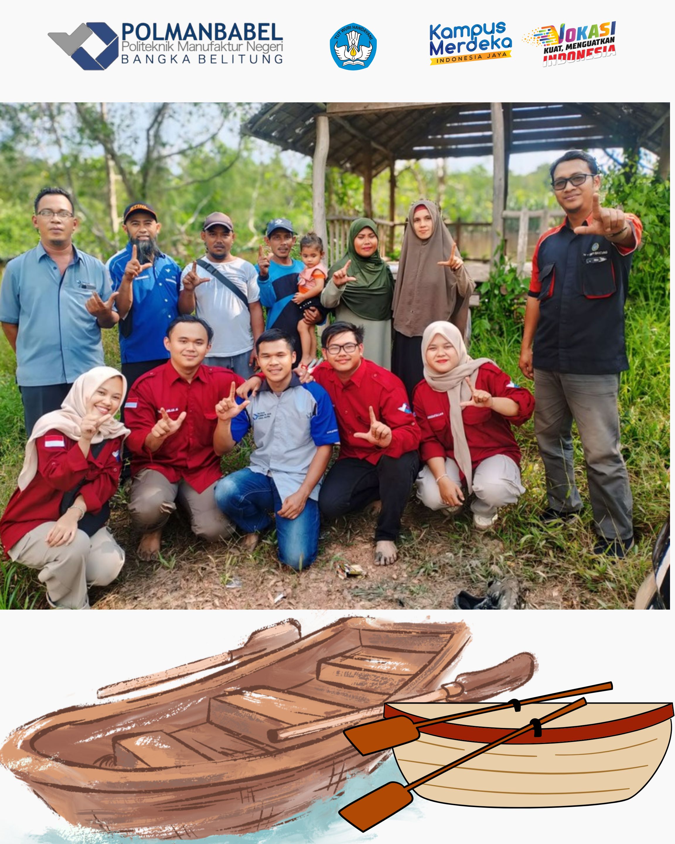 Pengabdian Dosen Jurusan Teknik Mesin Bersama Mahasiswa, Mengedukasi Penggunaan Mesin Waterjet Thruster di Desa Kotawaringin