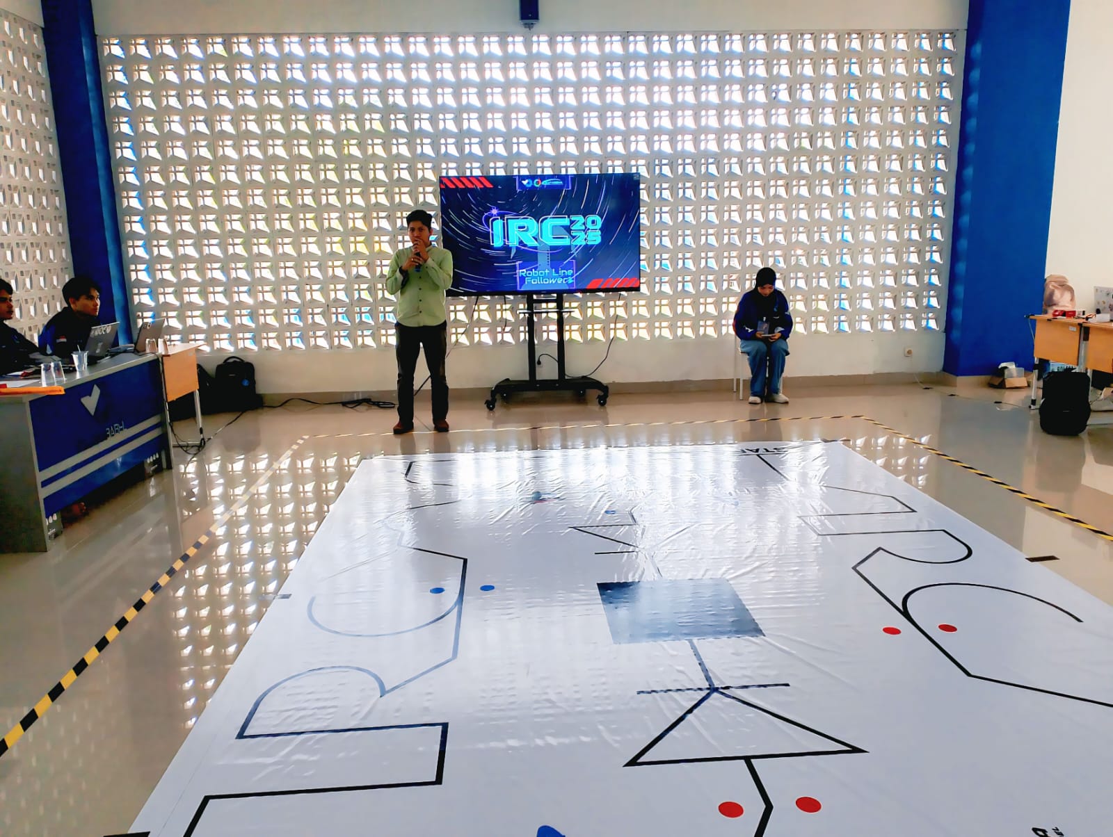 Ready for Battle, Polman Negeri Babel Student Robots Compete in Intelligence on Line Follower Tracks