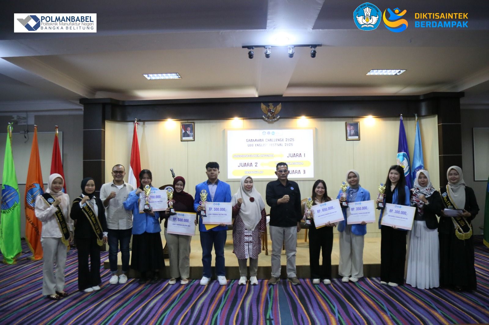 Mahasiswa Polman Negeri Babel Perkuat Rekam Jejak Prestasi Melalui Lomba Grammar English di UBB