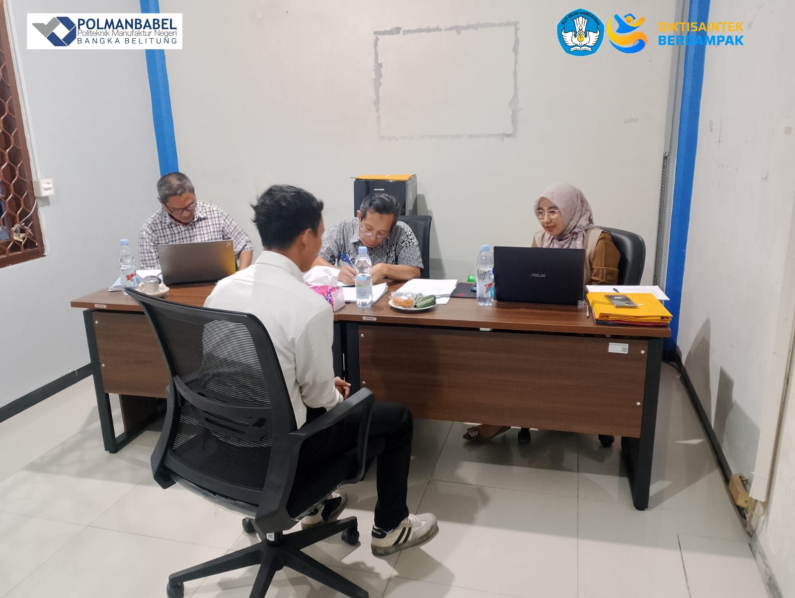 Persaingan Ketat Seleksi Tenaga Kontrak di Polman Negeri Babel, Puluhan Pelamar Ikuti Tes Fisik dan Wawancara