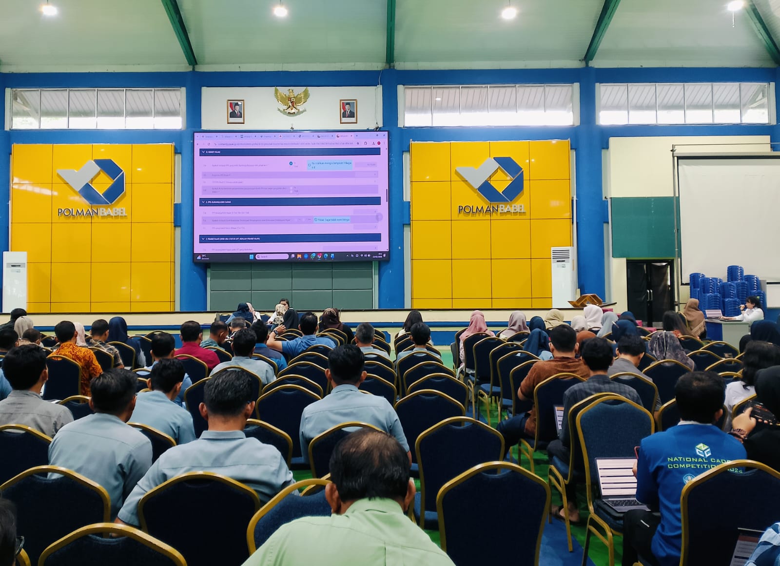 Tertib Pajak, Pegawai Polman Negeri Babel Ikuti Bimbingan Pengisian SPT dan Dorong Kepatuhan LHKASN