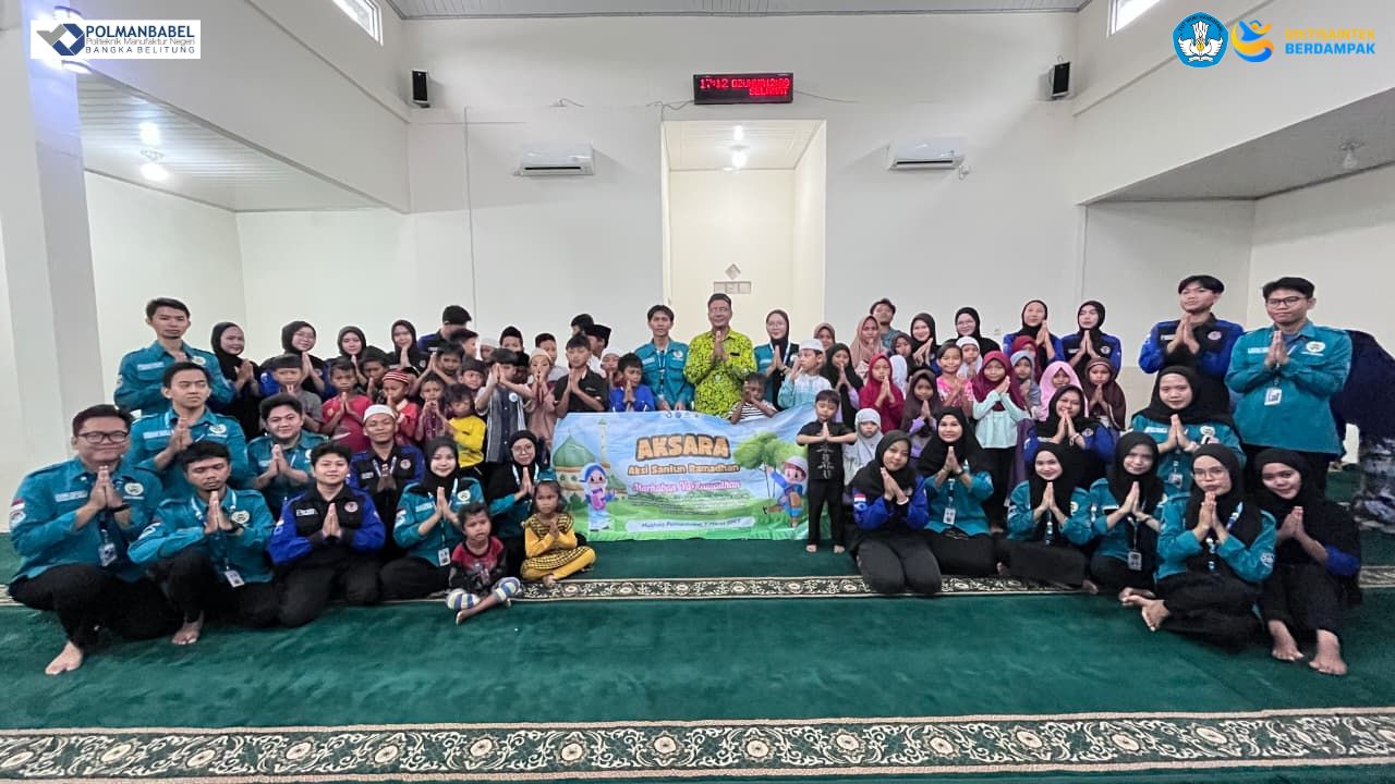 HMJ Informatika dan Bisnis Polman Negeri Babel Gelar Aksi Santunan Ramadhan untuk Anak Yatim Piatu