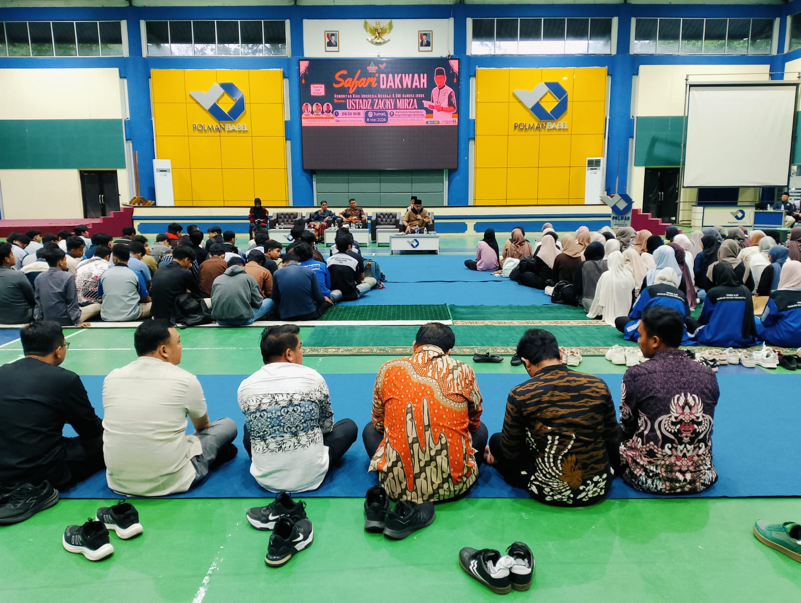 Safari Dakwah di Polman Negeri Babel, Ustadz Zacky Mirza Ajak Civitas Kampus Dekat dengan Al-Qur’an