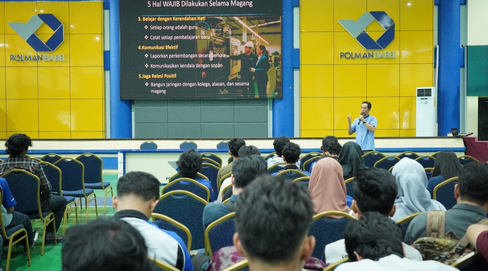 170 Mahasiswa Diploma III Polman Negeri Babel Ikuti Pembekalan Jelang PKL Magang ke Perusahaan