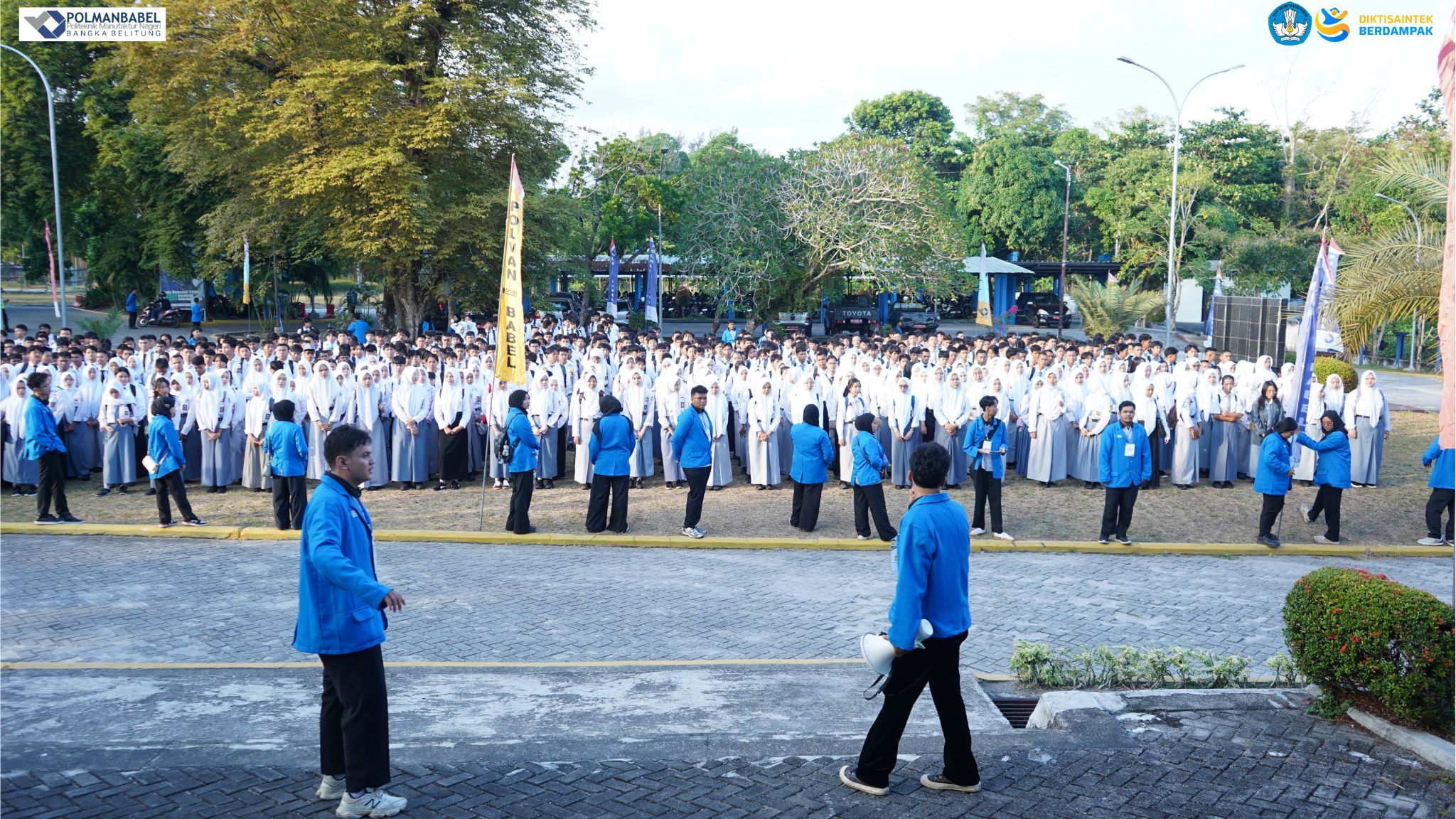 Pra PPKMB Polman Negeri Babel, Mahasiswa Baru Ikuti Kegiatan dengan Semangat, Tertib, dan Disiplin