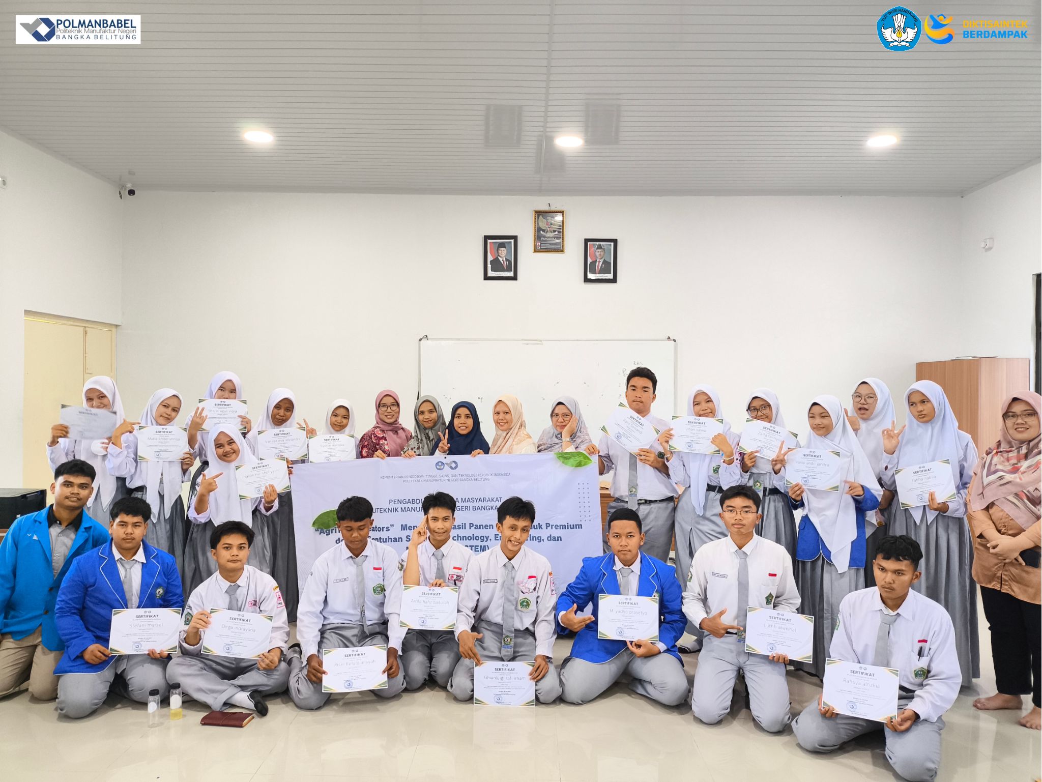 Manfaatkan Potensi Lokal, Tim PKM Polman Negeri Babel Ajak Siswa MAN 1 Bangka Kembangkan Olahan Jeruk Kunci