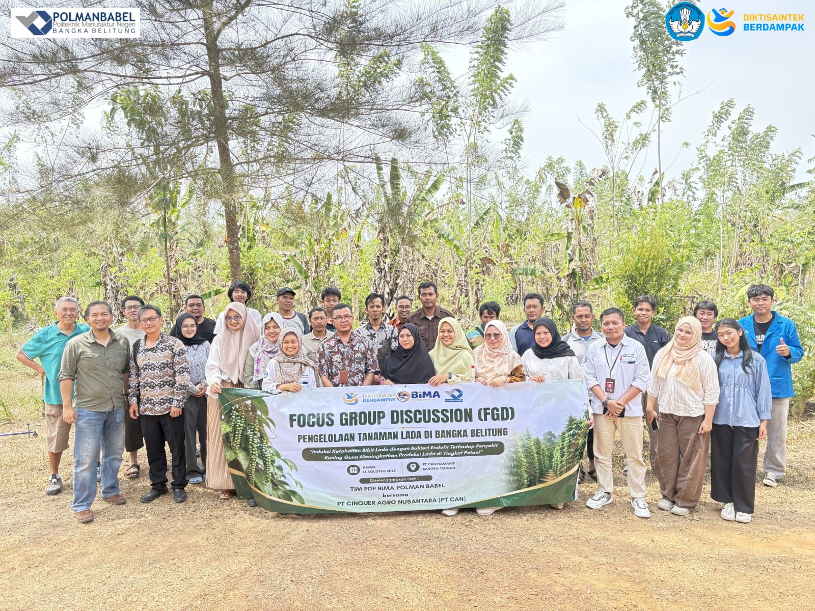 Atasi Penyakit dan Hama Lada, Dosen Polman Negeri Babel Teliti Pengembangan Bakteri Endofit