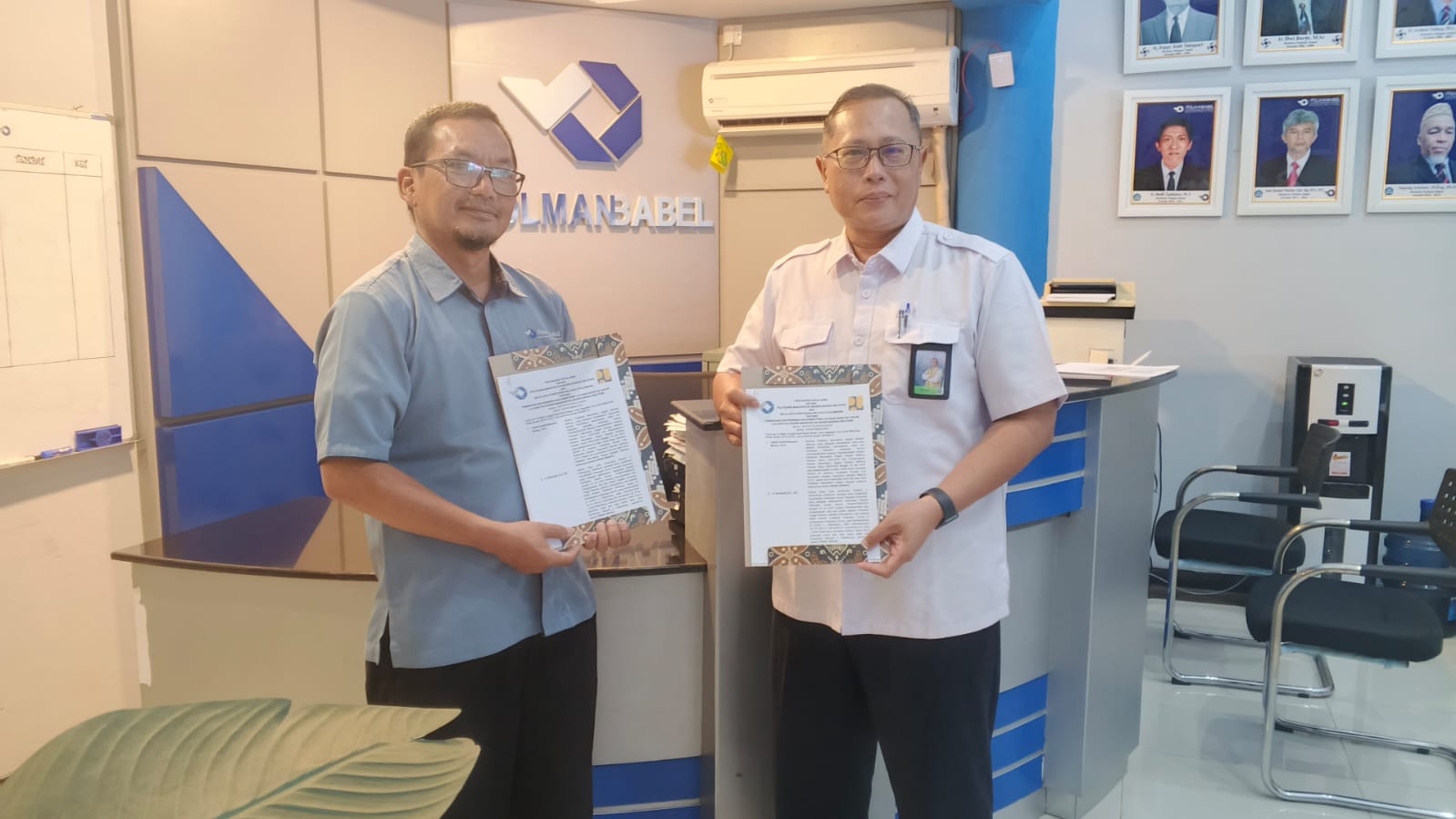 Occupational Health and Safety (K3) Certification Underway: State Polytechnic of Bangka Belitung Signs Cooperation Agreement with Construction Services Center Region II Palembang