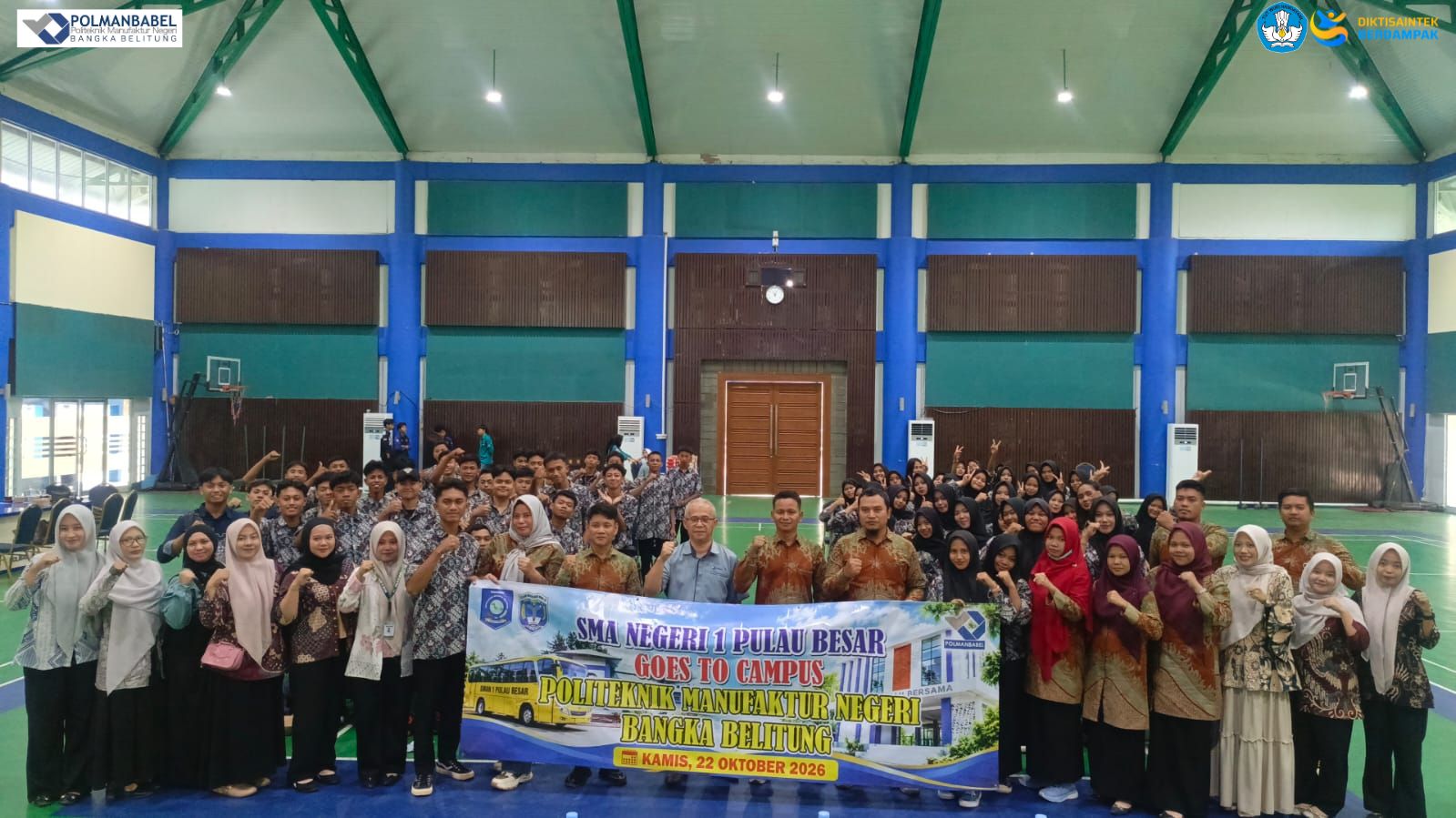 SMA Negeri 1 Pulau Besar Kunjungi Polman Negeri Babel, Siswa Kenali Program Studi dan Fasilitas Kampus