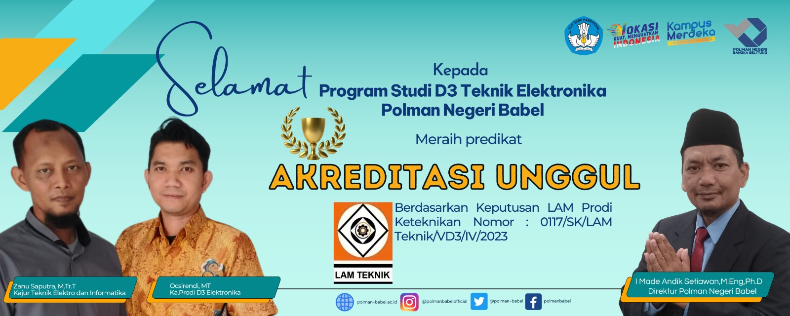 Superior Accreditation D3 Electronic Engineering Study Program